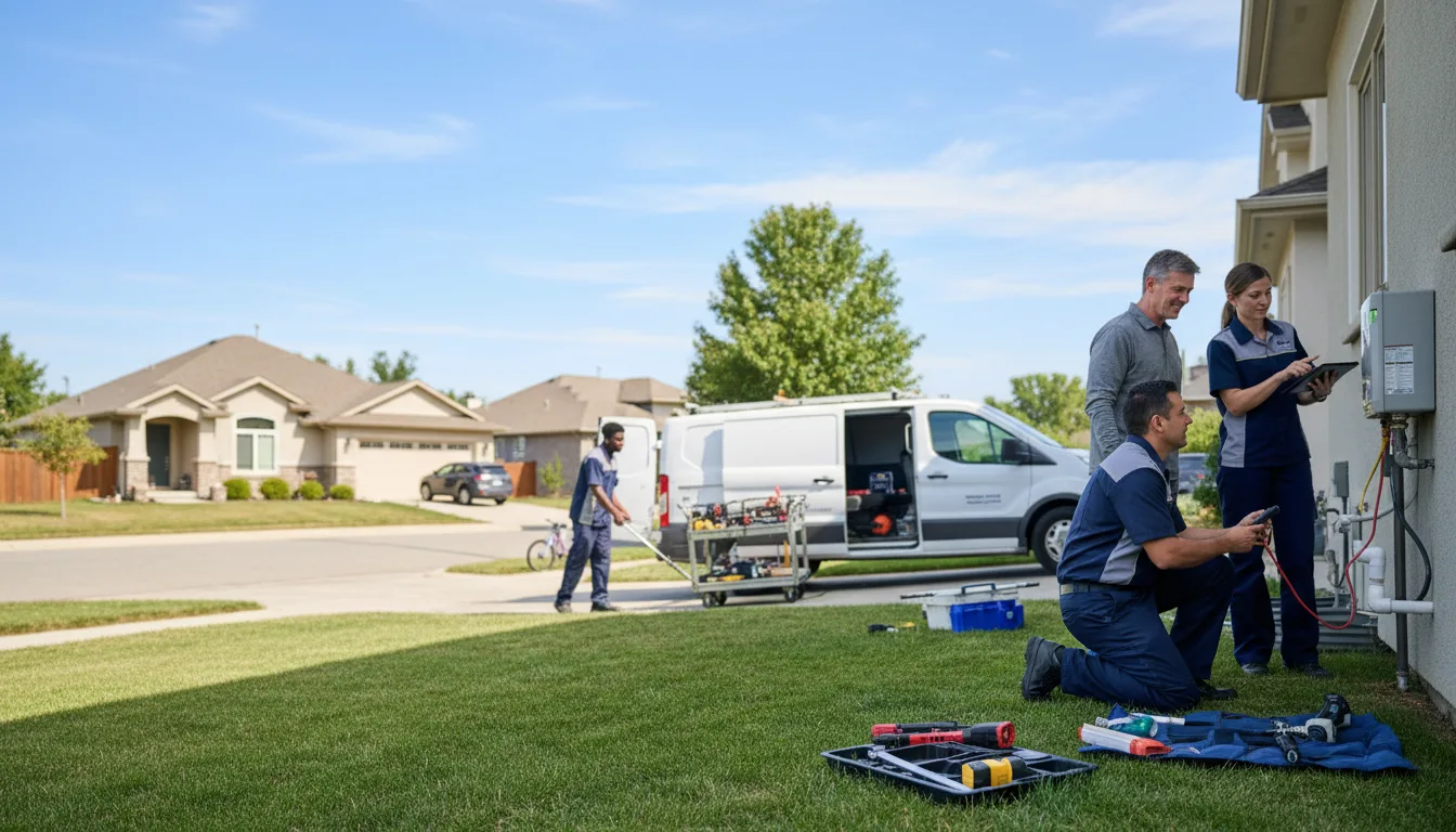 Tankless water heater service in Corunna, MI